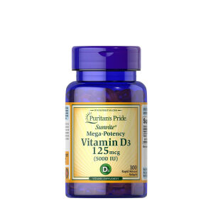 Puritan's Pride Vitamina D3 5000 UI (100 capsule molli) - Viking Supplements