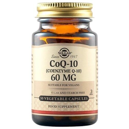 SOLGAR CoQ-10 60 mg (30 capsule molli) - Viking Supplements