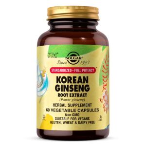 SOLGAR Estratto di radice di ginseng coreano SFP (60 capsule) - Viking Supplements