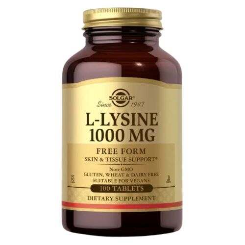 SOLGAR L-lisina 1000 mg (100 compresse) - Viking Supplements