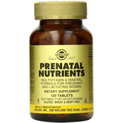 SOLGAR Prenatal Nutriens (120 compresse) - Viking Supplements