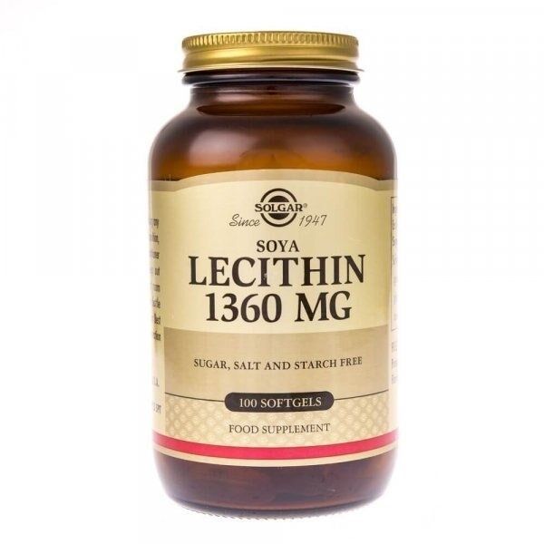 SOLGAR Lecitina di soia (100 capsule) - Viking Supplements