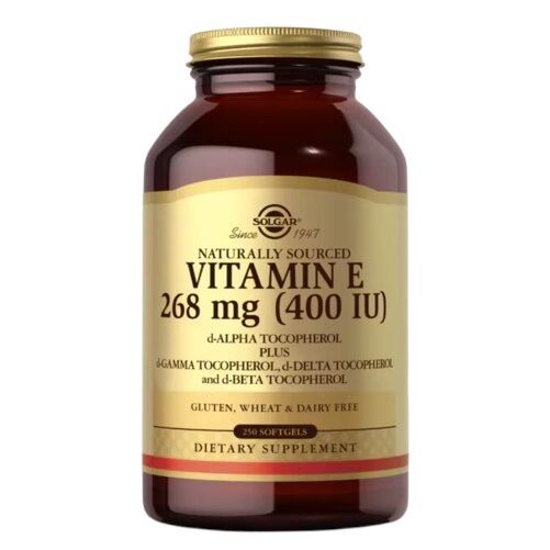 SOLGAR Vitamina E mista 268 mg (400 UI) (250 capsule molli) - Viking Supplements