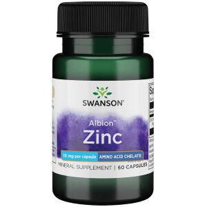 SWANSON Albion Chelat Cynku 15 mg 60 capsule - Viking Supplements