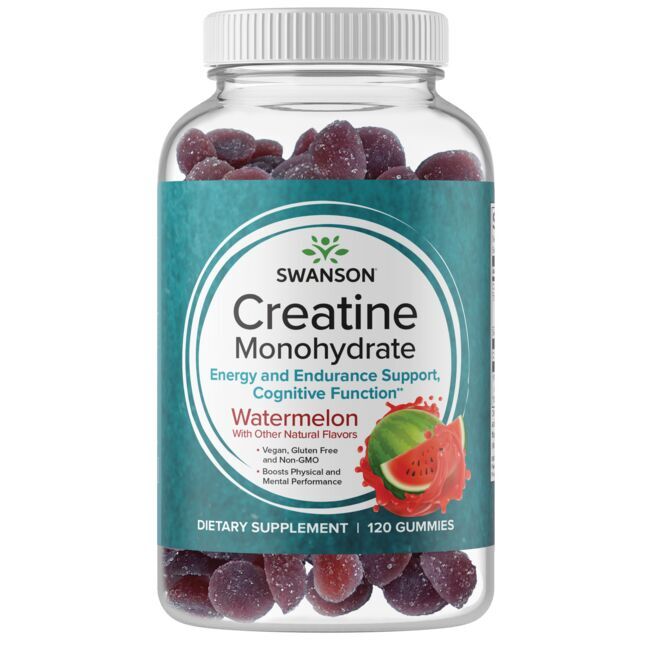 SWANSON Creatina monoidrato al gusto anguria (120 gelatine) - Viking Supplements