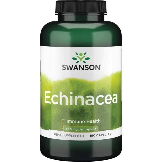 SWANSON Echinacea 400 mg 180 capsule - Viking Supplements