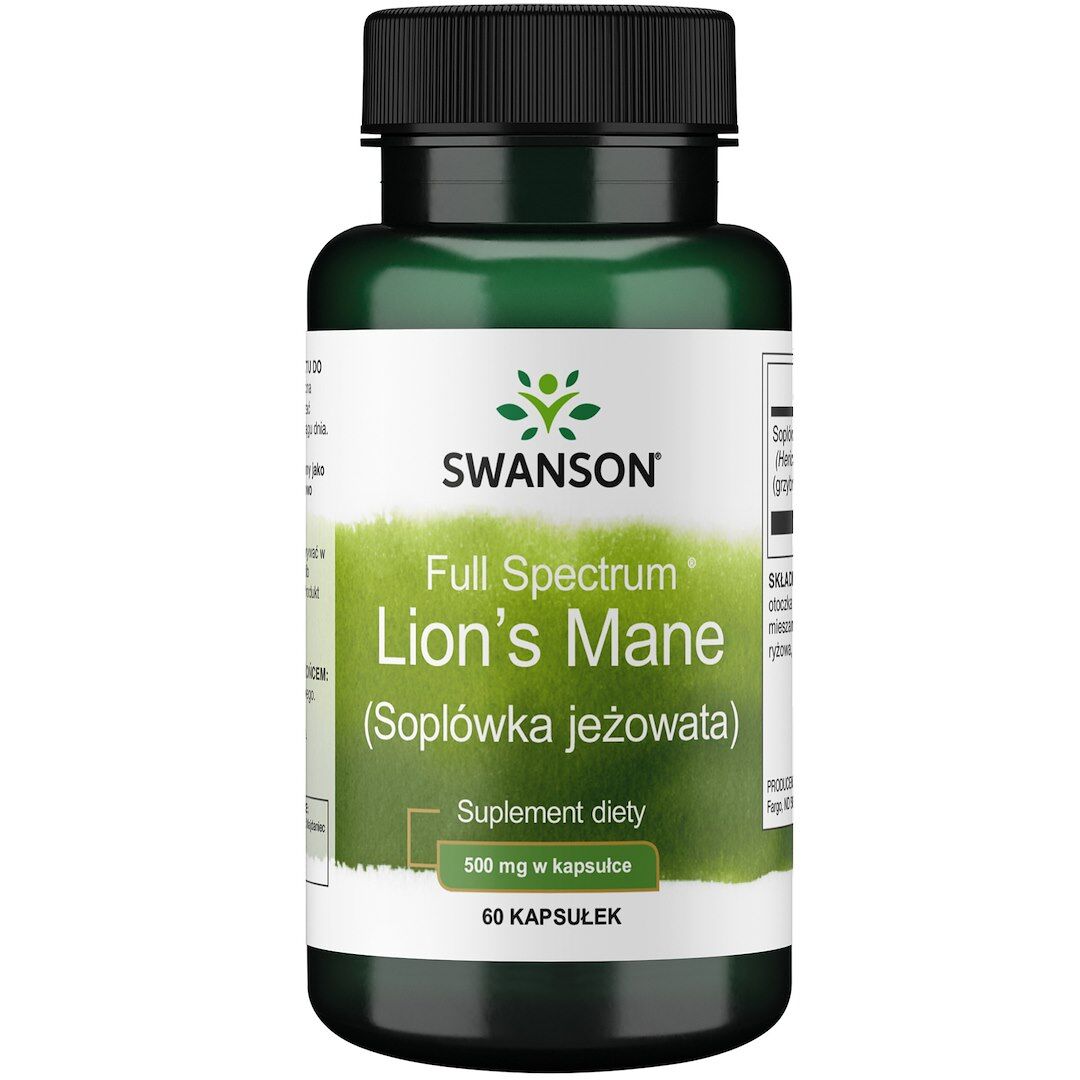 SWANSON FS Criniera di leone (soplówka je¿owata) 60 capsule - Viking Supplements