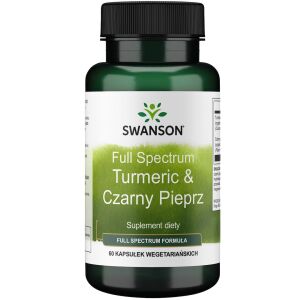 SWANSON FS Turmeric Czarny pieprz 60 kaps - Viking Supplements