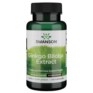 SWANSON Ginkgo Biloba estratto GinkgoSelect 60 mg 120k - Viking Supplements