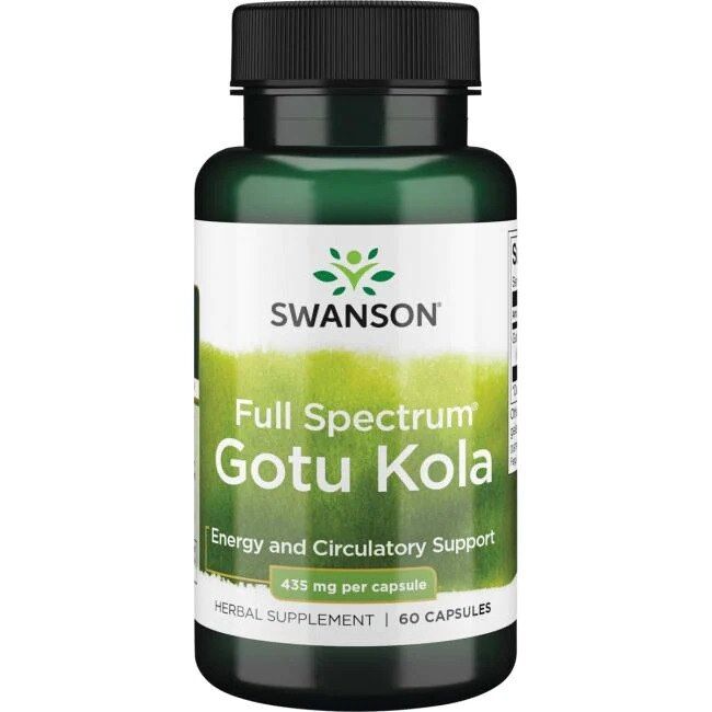 SWANSON Gotu Kola 435 mg 60 capsule - Viking Supplements