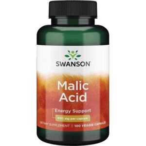 SWANSON Acido malico 600 mg 100 capsule - Viking Supplements