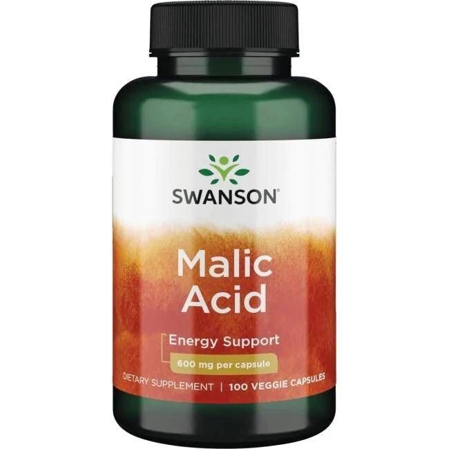 SWANSON Acido malico 600 mg 100 capsule - Viking Supplements