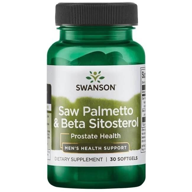 SWANSON Saw Palmetto + Beta-sitosterolo 30 capsule - Viking Supplements