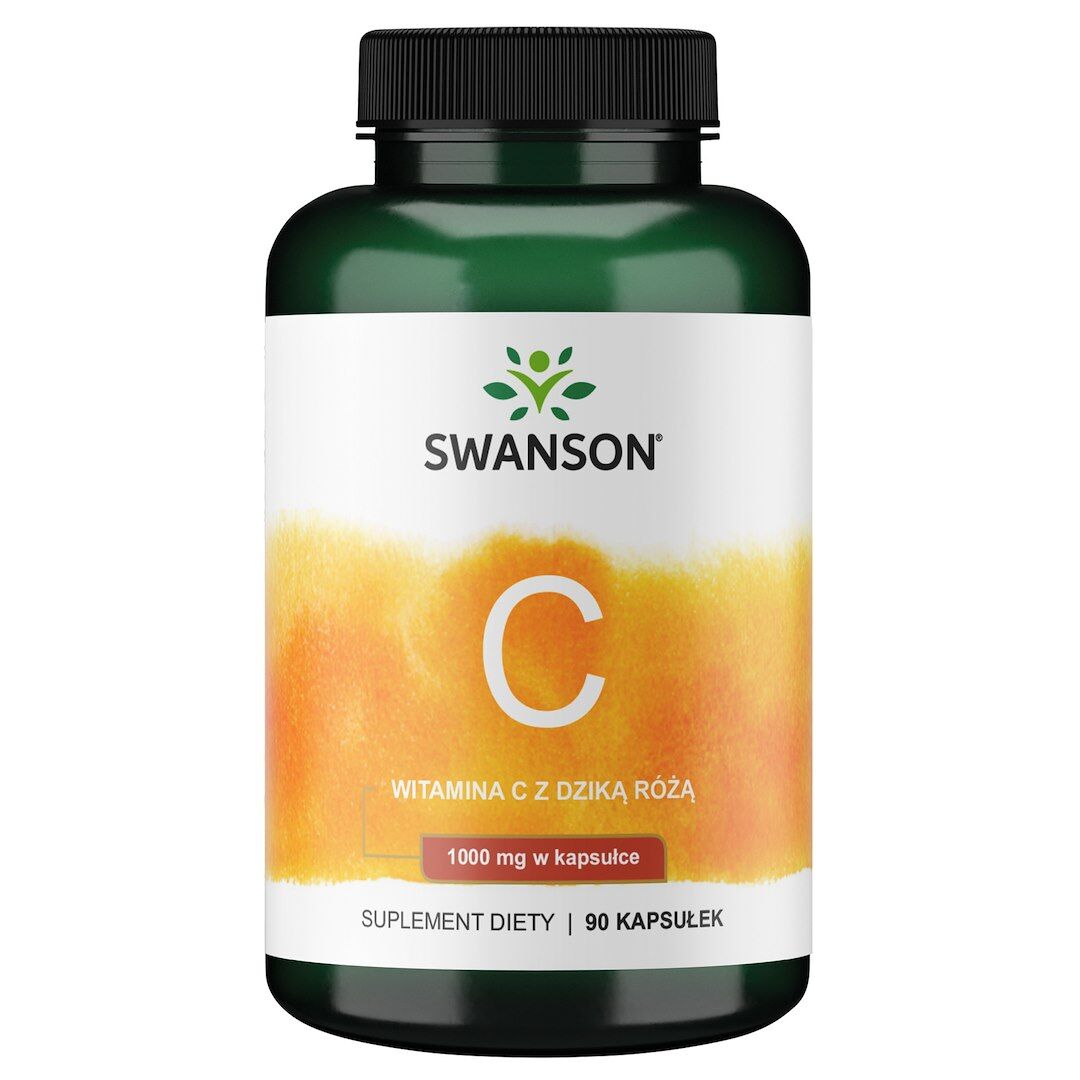 SWANSON Vitamina C 1000 + rosa selvatica 90 capsule - Viking Supplements