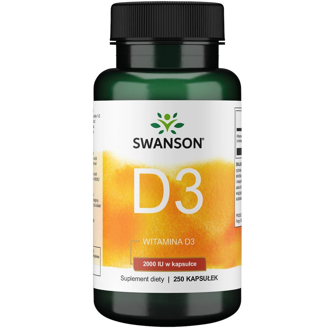 SWANSON Vitamina D-3 2000 UI 250 capsule - Viking Supplements