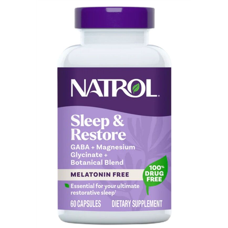 Sleep & Restore senza melatonina - 60 capsule - Viking Supplements
