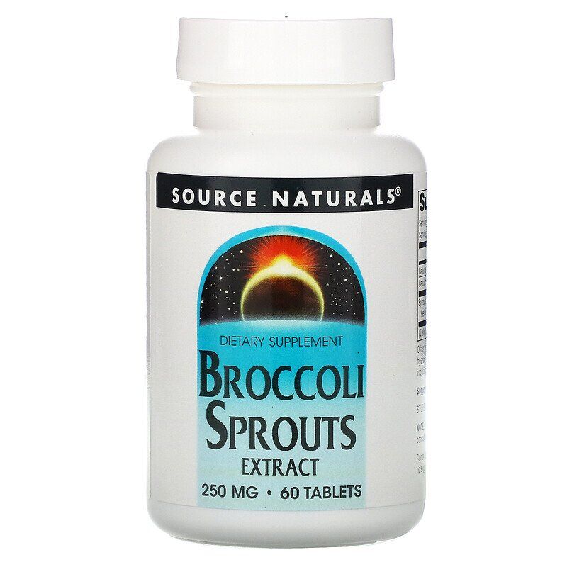 Source Naturals, estratto di germogli di broccoli 250 mg, 60 compresse - Viking Supplements
