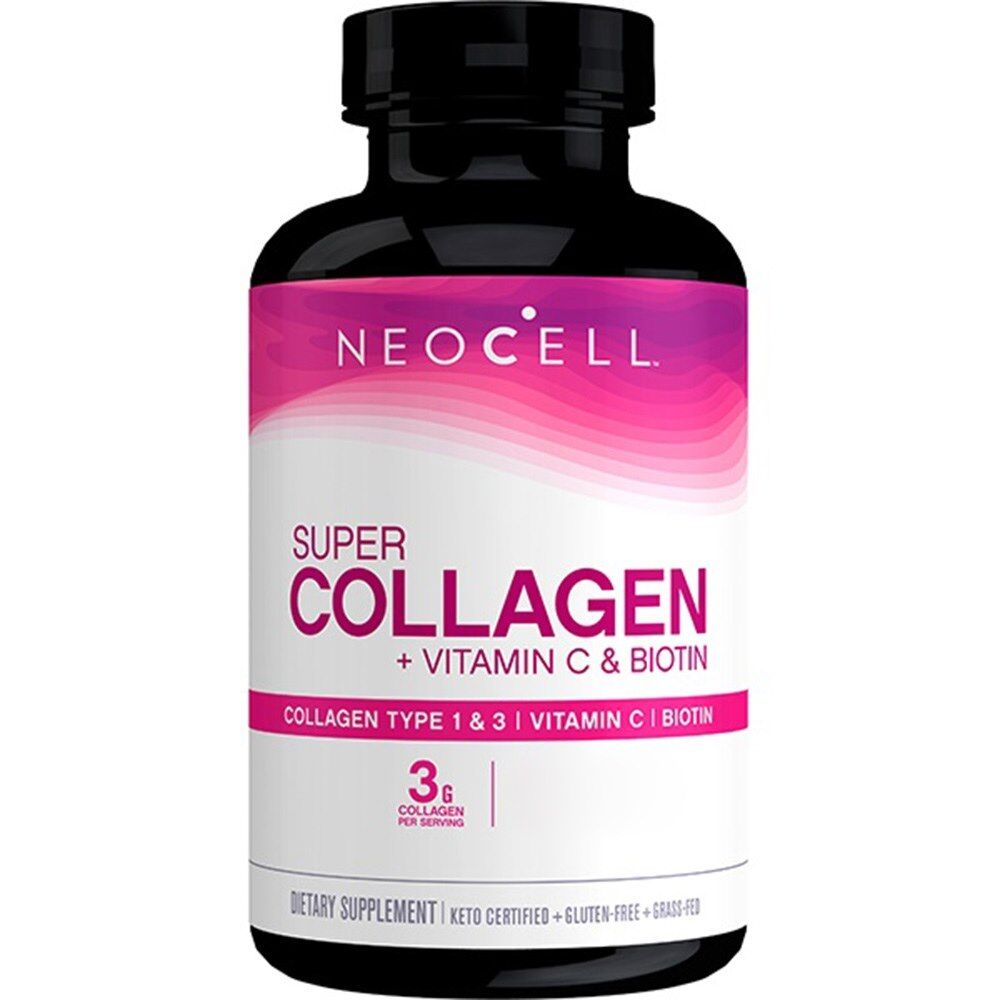 Super Collagene + Vitamina C e Biotina - 180 compresse - Viking Supplements