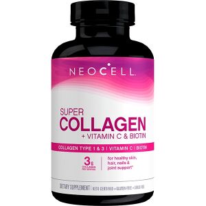 Super Collagene + Vitamina C e Biotina - 90 compresse - Viking Supplements