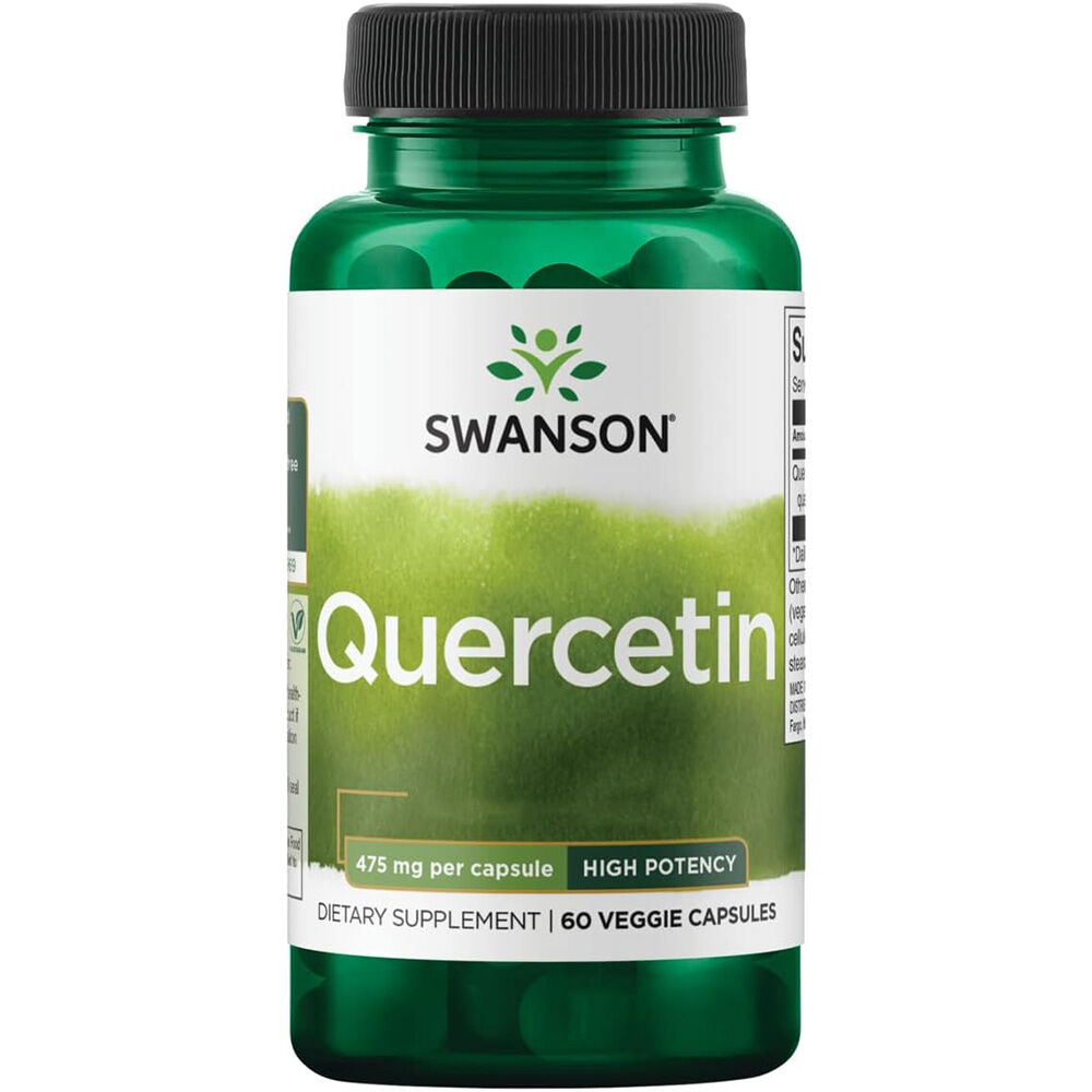 Swanson Quercetina ad alta potenza 475 mg, 60 capsule - Viking Supplements