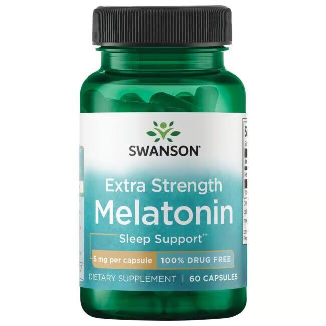 Swanson - Melatonina 5 mg - 60 capsule - Viking Supplements