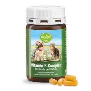 TIERLIEB Complesso vitaminico B per cani e gatti (120 capsule) - Viking Supplements