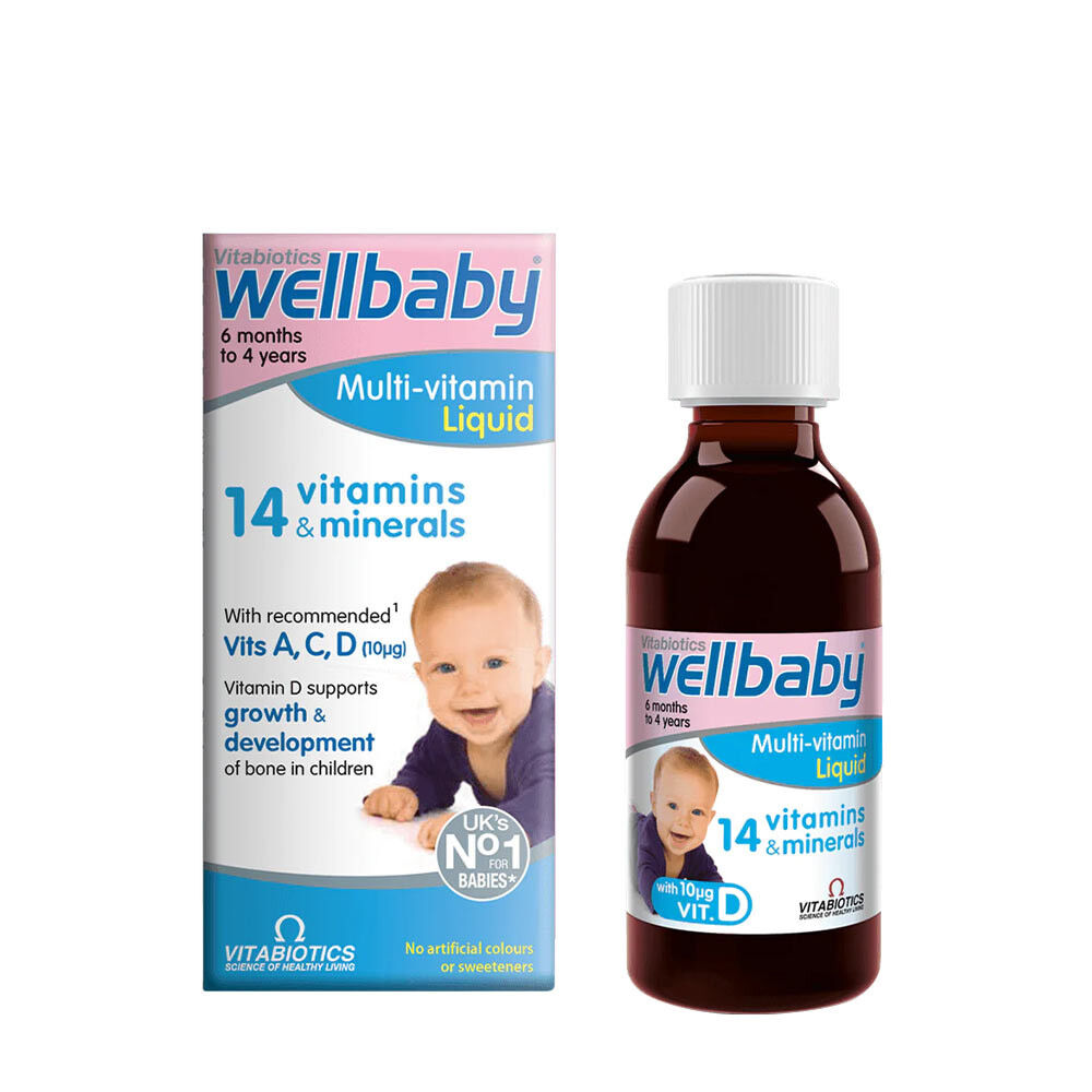 Vitabiotics Wellbaby Multivitaminico Liquido (150 ml) - Viking Supplements