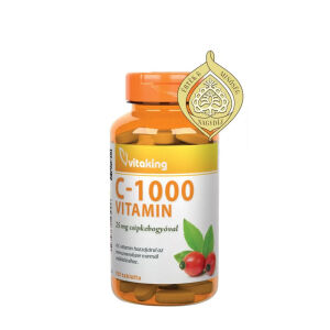 Vitaking C-1000 mg with Rosehip 25mg (100 Tablets) - Viking Supplements