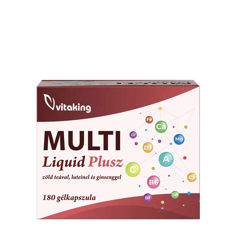 Vitaking Multi Liquid Plusz Multivitaminico (180 capsule molli) - Viking Supplements
