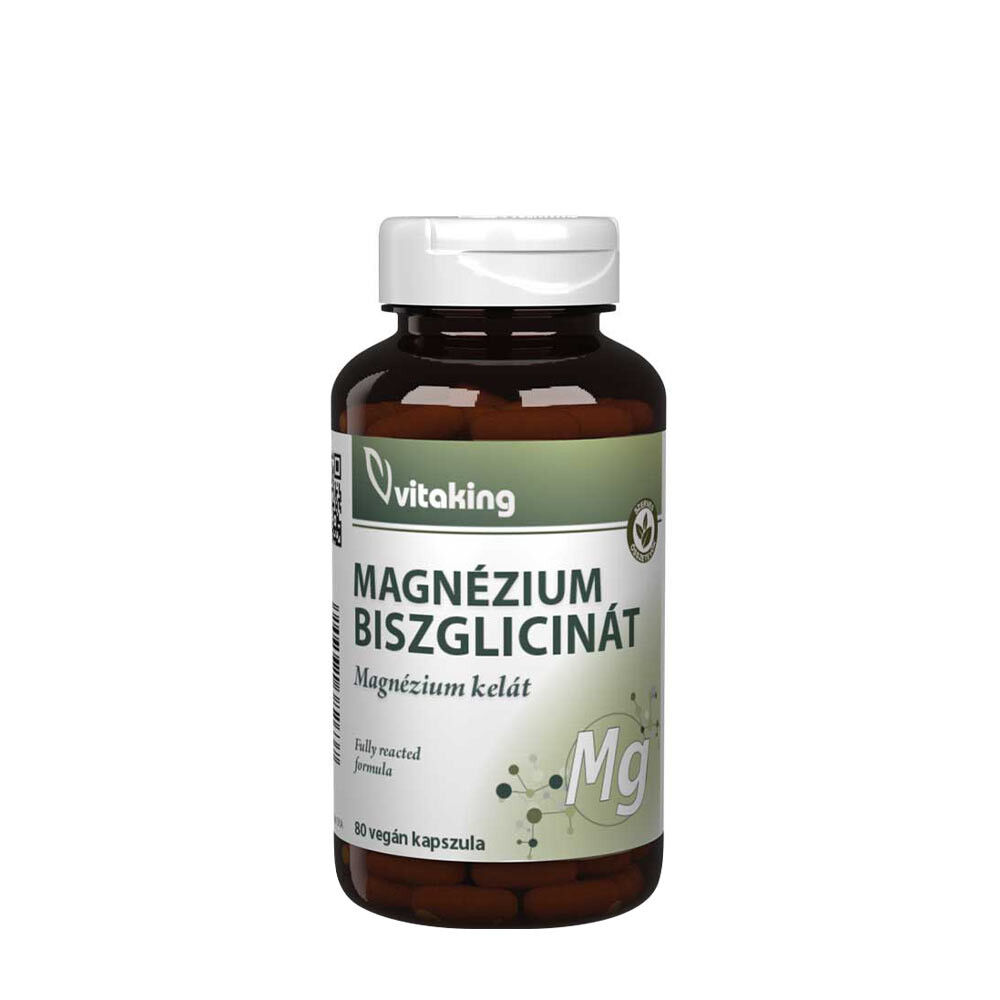 Vitaking Bisglicinato di magnesio biologico (80 capsule) - Viking Supplements