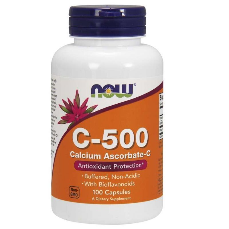 Vitamina C-500 Ascorbato di calcio-C - 100 capsule - Viking Supplements