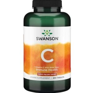 Vitamina C con bacche di rosa canina