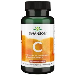 Vitamina C con estratto di bacche di rosa canina