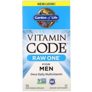 Vitamin Code RAW ONE per uomini - 75 vcaps - Viking Supplements