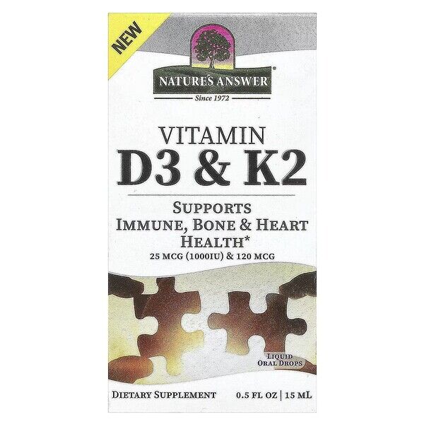 Vitamina D3 e K2 - 15 ml. - Viking Supplements