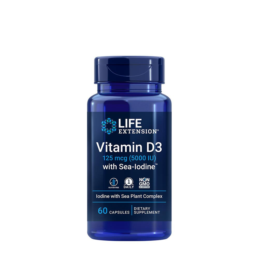 Vitamina D3 con iodio marino