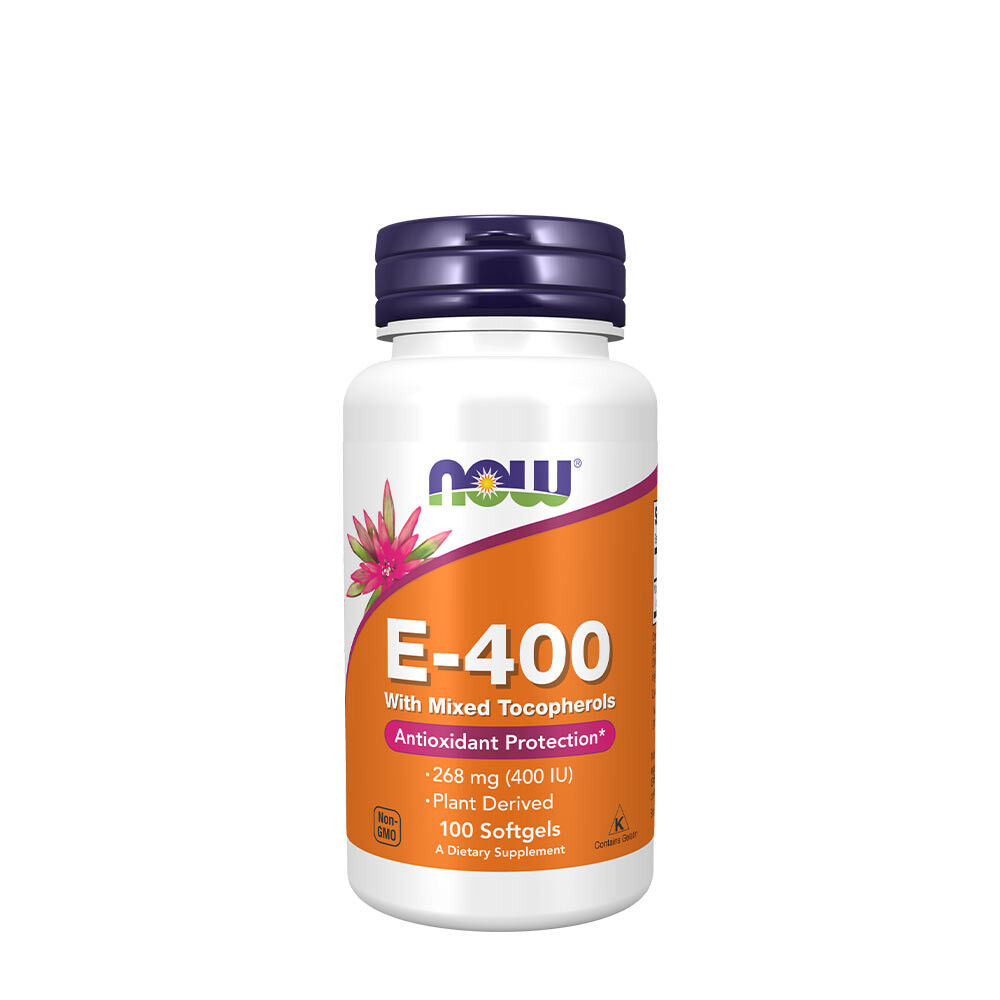 Vitamina E-400 - Naturale (tocoferoli misti) - 100 capsule molli - Viking Supplements