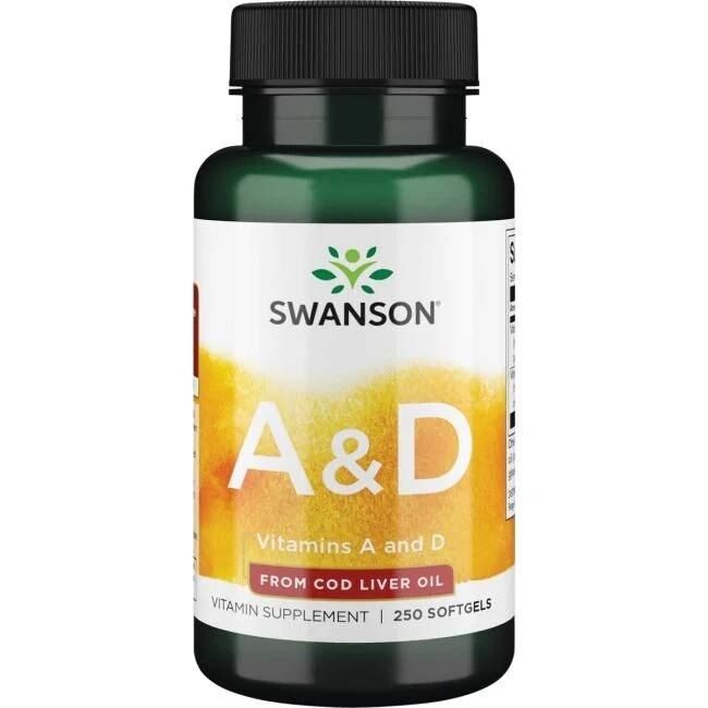 Vitamine A e D - 250 capsule molli - Viking Supplements