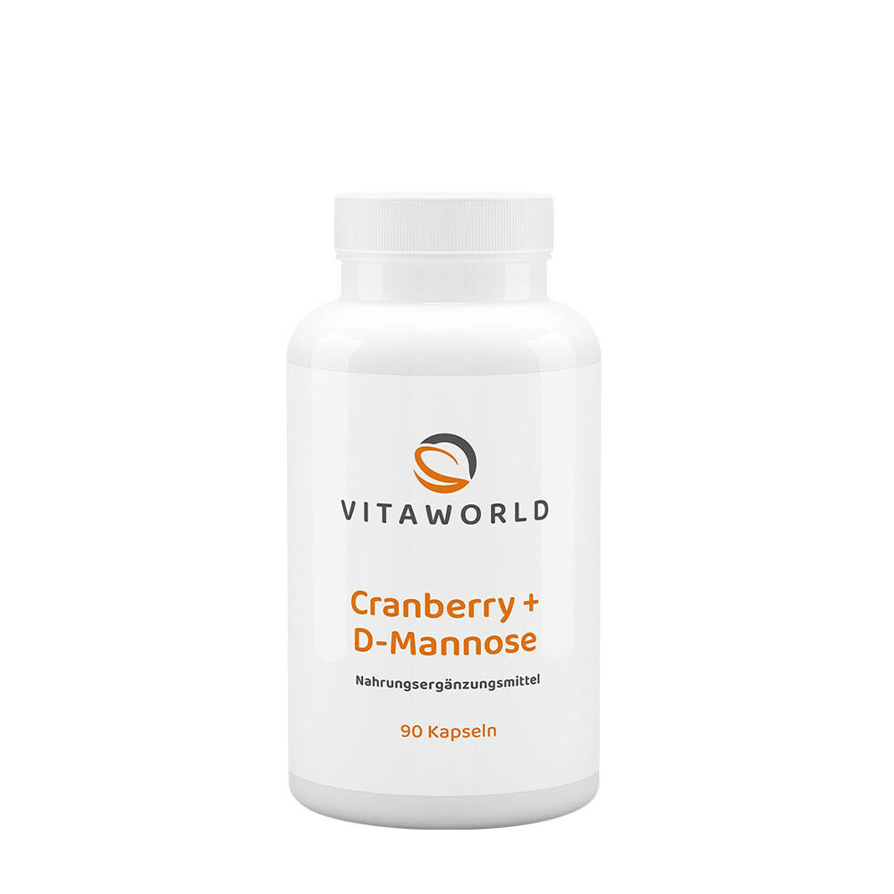 Vitaworld Mirtillo rosso + D-mannosio (90 capsule) - Viking Supplements