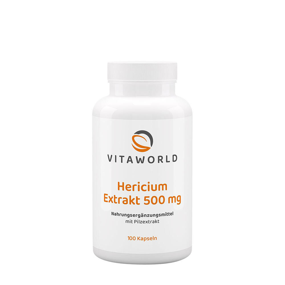Vitaworld Estratto di Hericium 500 mg (100 capsule) - Viking Supplements