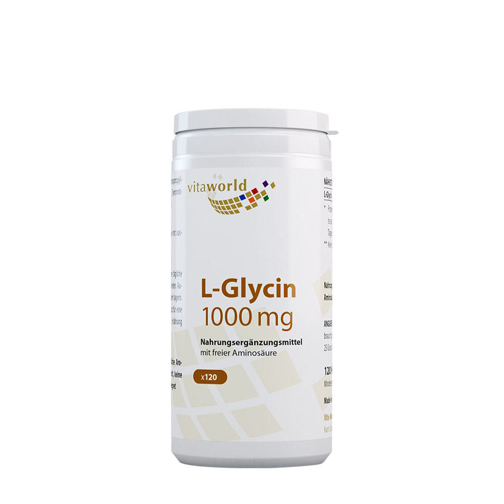 Vitaworld L-glicina 1000 mg (120 capsule) - Viking Supplements