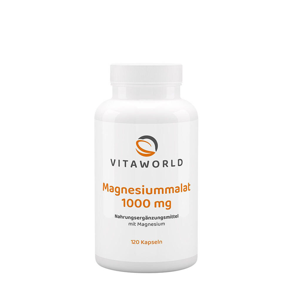 Vitaworld Magnesio malato 1000 mg (120 capsule) - Viking Supplements