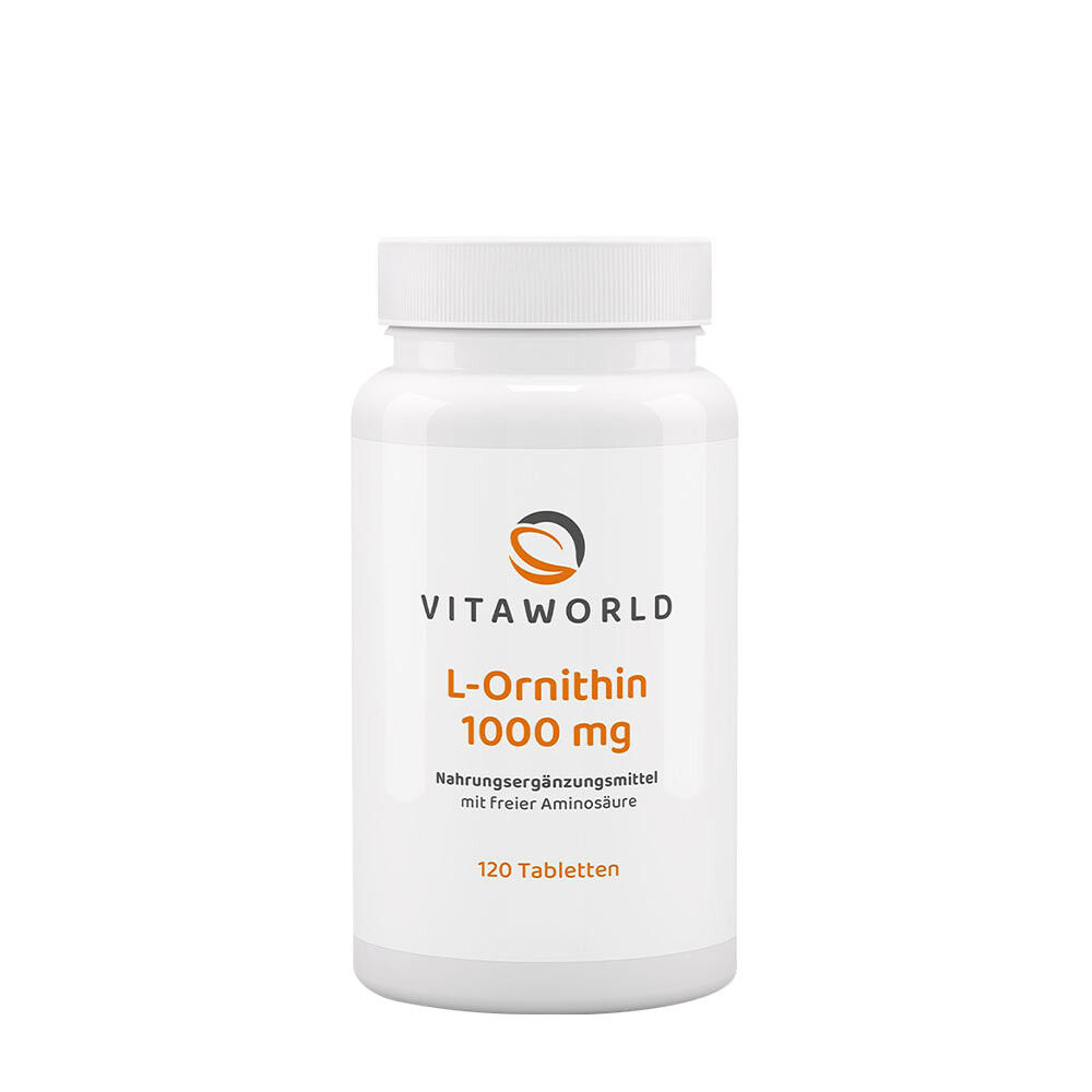 Vitaworld Ornitina 1000 mg (120 compresse) - Viking Supplements
