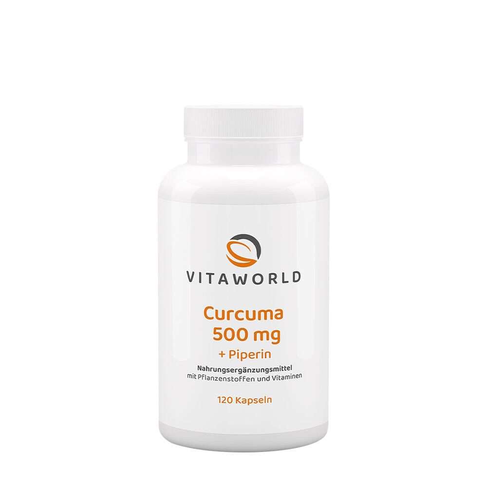 Vitaworld Curcuma 500 mg (120 capsule) - Viking Supplements