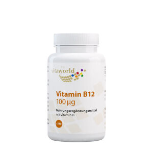 Vitaworld Vitamin B12 100 mcg (180 Capsules) - Viking Supplements