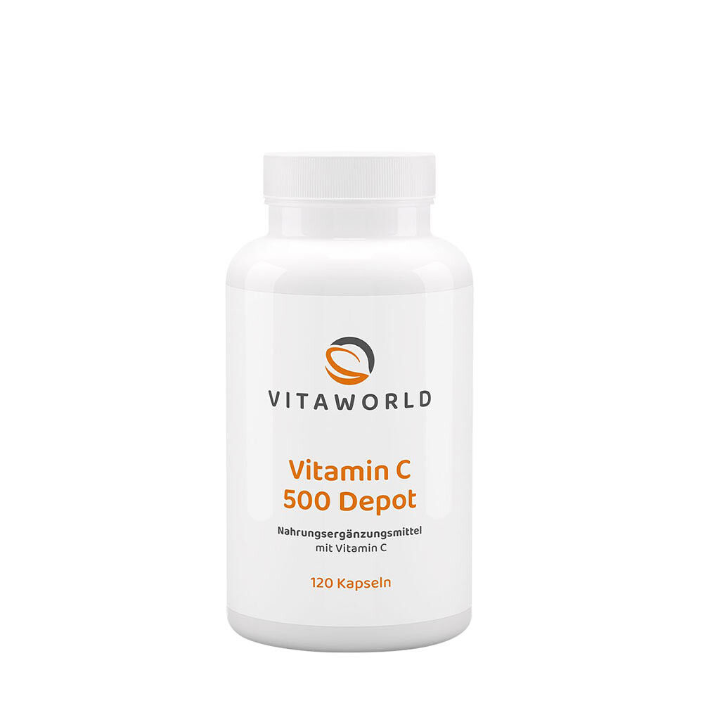 Vitaworld Vitamina C 500 Depot (120 capsule) - Viking Supplements