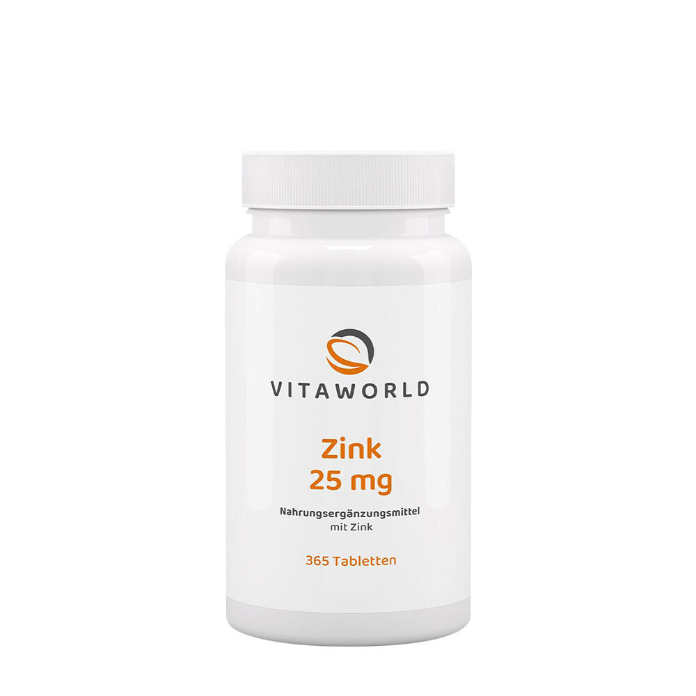 Vitaworld Zinc 25 mg (365 tablets) - Viking Supplements