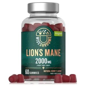 WISESHROOMS Caramelle gommose alla criniera di leone (60 caramelle) - Viking Supplements