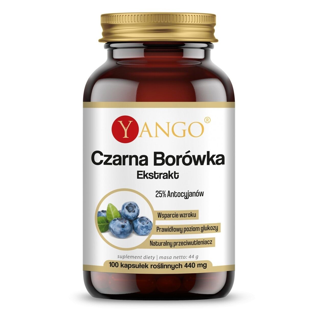 YANGO Mirtillo nero (100 capsule) - Viking Supplements