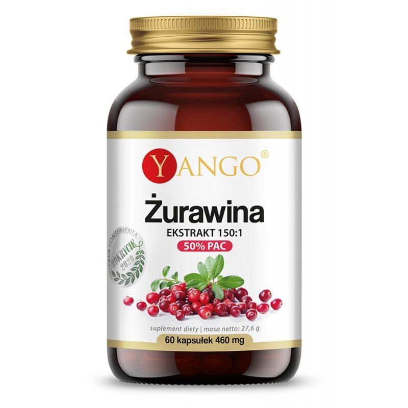 YANGO Cranberry - 50% proantocianidine - estratto 150:1 (60 capsule) - Viking Supplements